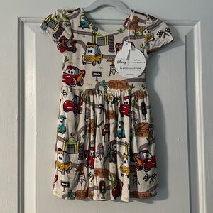 Little Sleepies Disney Pixar Radiator Springs Twirl Dress NWT